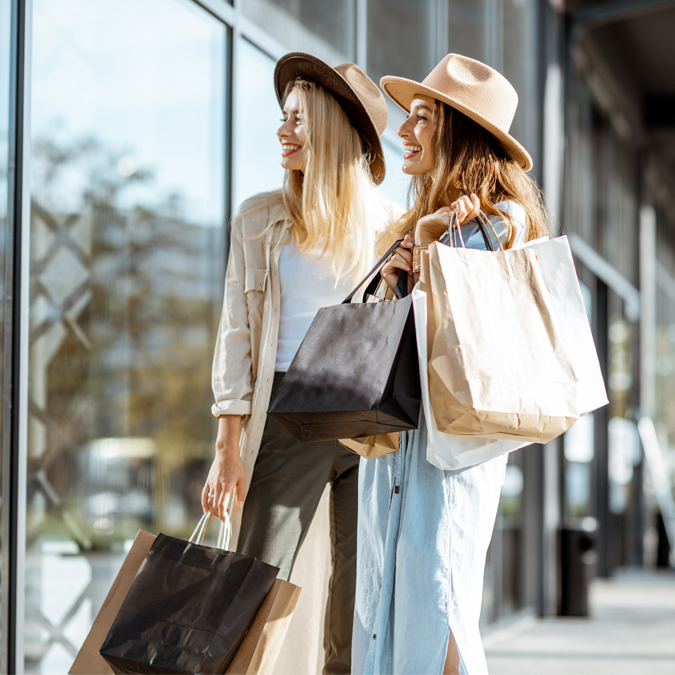 shop11111 ladies carrying shopping bag